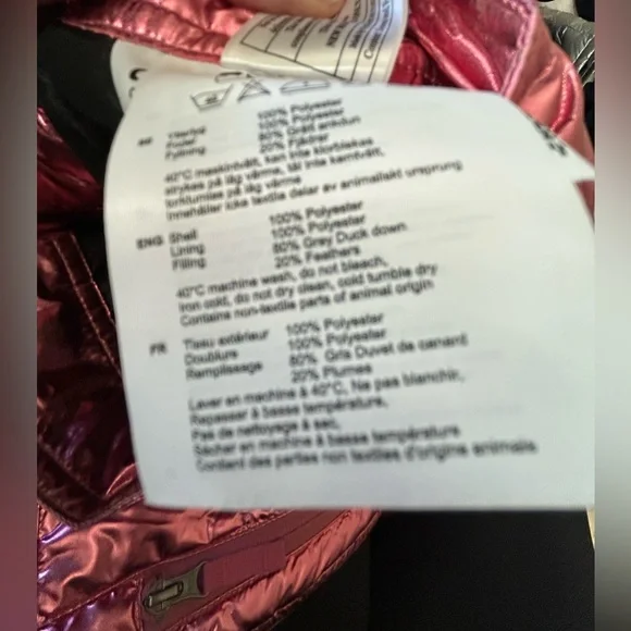 Skhoop Metallic Pink Down Puffer Skirt - Picture 5 of 5